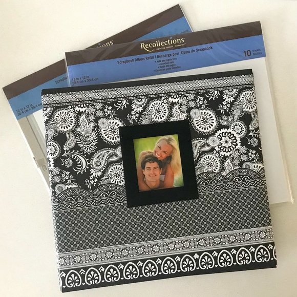 Recollections Office 2x12 Photo Scrapebook Album With 2 Refill